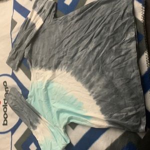 Girls tie die long sleeve